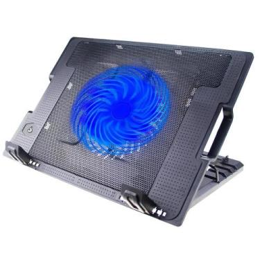 Imagem de Suporte Para Notebook Com 1 Fan Rise Mode Galaxy Black X6 LED - RM-CN-