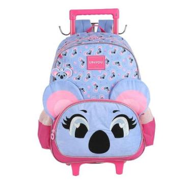 Imagem de Mochila de Rodinhas Com Alça Luxcel UP4You Coala Violeta, Lilac, Único