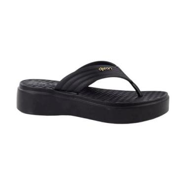 Imagem de Chinelo dijean 33030001, Preto, 36