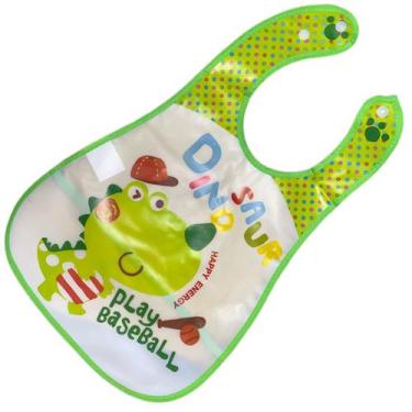 Imagem de Babador Avental Impermeável Bebe Alimentação Plástico - CRB