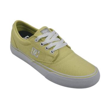 Imagem de Tênis Dc Shoes New Flash 2 Tx Casual Alta Qualidade, Amarelo, Branco, 