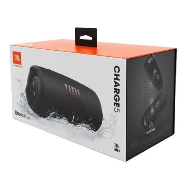 Imagem de JBL, Caixa de Som Bluetooth, Charge 5 WiFi, À Prova DÁgua preto