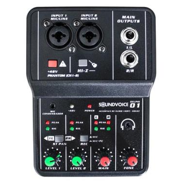 Imagem de Mesa de som interface de audio soundvoice delphi 01