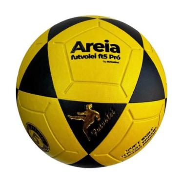 Imagem de Bola Futevôlei Areia Altinha Fut Mesa Vulcanizada n5 Oficial, Amarelo