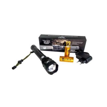 Imagem de Lanterna Led Branco Cree XML T9 Recarregável 2 Bateria Modelo 26650 3,