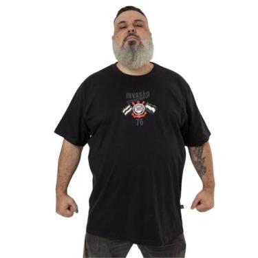 Imagem de Camiseta Corinthians Masculina Surf Center Cor:PretoTamanho:G4Genero:M