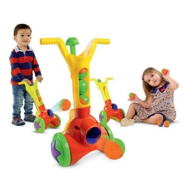 Imagem de Brinquedo Educativo Boom Ball Infantil Lança Bolinhas Divertido - Dism