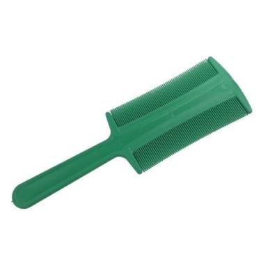 Imagem de Pente fino de plástico cor verde. - Plastigel 