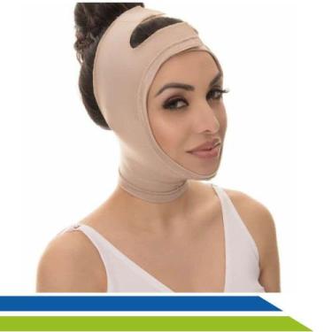 Imagem de Faixa Mentoneira PósCirúrgica Lifting Lipo de Papada Bichectomia com A