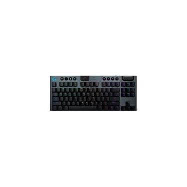 Imagem de Teclado Mecânico Gamer Sem Fio Logitech G915 X Lightspeed, Design TKL RGB Lightsync, USB ou Bluetooth e Switch GL Tactile, Preto - 920-012715