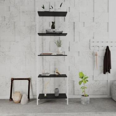 Imagem de Estante de Livros Industrial 60CMX187CM Multiuso 5 Prateleiras Active 