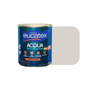 Imagem de Esmalte Eucatex Brilhante Para Ferros E Madeira Base Água 900ml, Gelo,