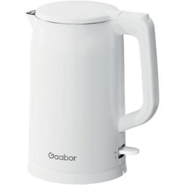 Imagem de Chaleira Elétrica Branca 1,7l 1450W Aço Inox e Cabo Retrátil Gaabor 12
