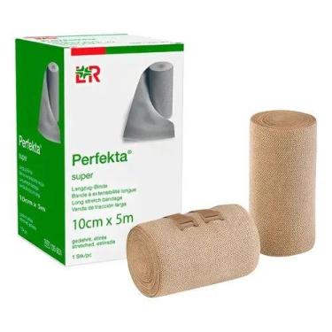 Imagem de Bandagem atadura elástica perfekta brsuper 10cmx5m 1unid l&r tamanho:1