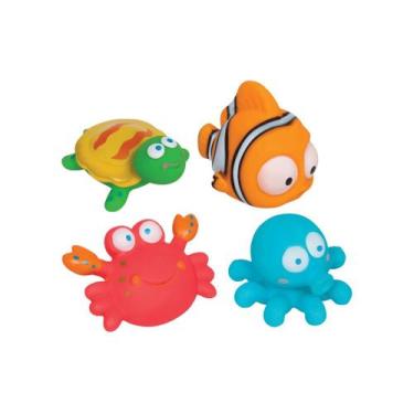 Imagem de Brinquedos para banho piscina bebe infantil bichinhos - Buba