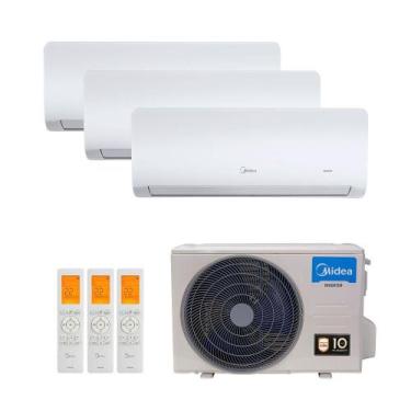 Imagem de Ar Condicionado Multi Split Midea Inverter Free Match BTUs (3x Hi Wall
