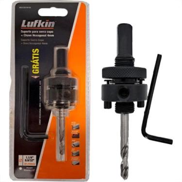 Imagem de Suporte Para Serra Copo Lufkin 32Mm A 210Mm - Encaixe Sextavado 1/2'' 