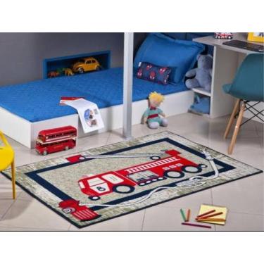 Imagem de Tapete infantil andino Lancer 1,00 m x 1,50 m pelos baixo e macio ., i