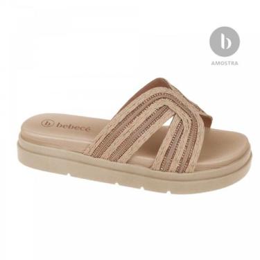 Imagem de Chinelo Bebece T2210-143 Feminino, Natural, 35