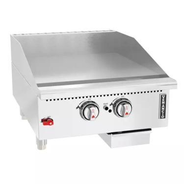 Imagem de Chapa Manual a Gás Genesis New G24CT24GN com Aquecimento Uniforme em Aço Inox Venâncio