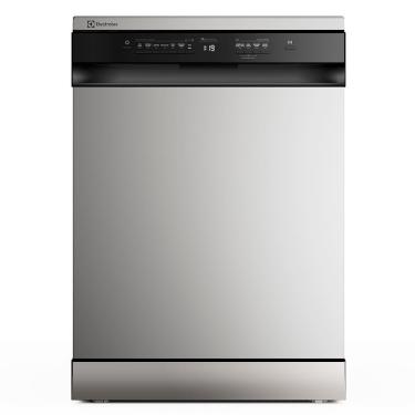 Imagem de Lava Louça de Piso Electrolux LS14E 14 Serviços Inox com Programa Lava e Seca 50' 220V