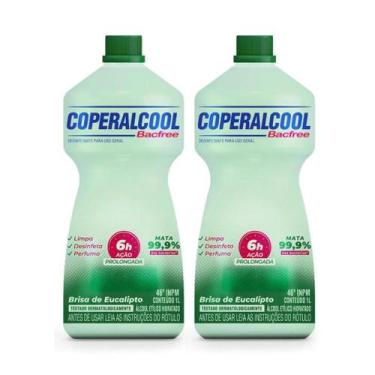 Imagem de Kit 2 Álcool de Limpeza Eucalipto CoperAlcool 46 INPM 1Litro