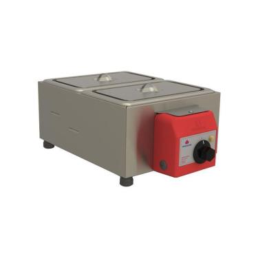 Imagem de Derretedeira de Chocolate Progás PRD-200 Banho-Maria Cubas e Tampas em Inox Termostato 220V