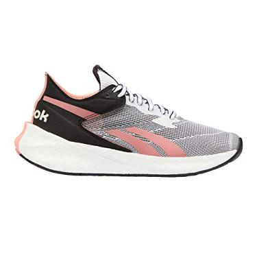 Imagem de Reebok Women's Floatride Energy Symmetros Running Shoe - Color: White/Core Black/Twisted Coral - Size: 8.5 - Width: Regular