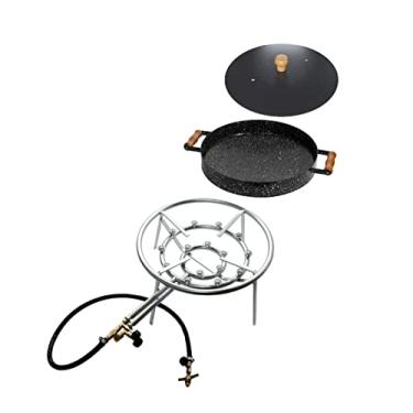 Imagem de Kit Fogareiro 16 Caulins com Disco E Tampa 43cm - Qualinox