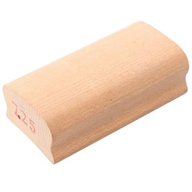 Imagem de EBTOOLS Bloco de lixamento de raio de guitarra, bloco de lixa de guitarra raio de dedo de guitarra com papel abrasivo (bloco de madeira de de 18,36 cm)