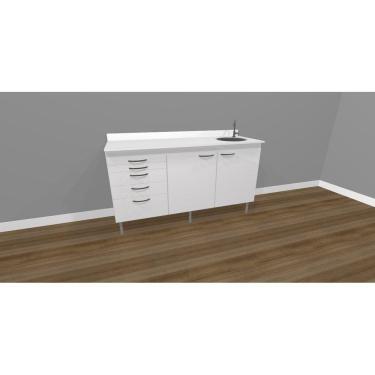 Imagem de Balcão Para Dentistas Com Pia - Deki Light