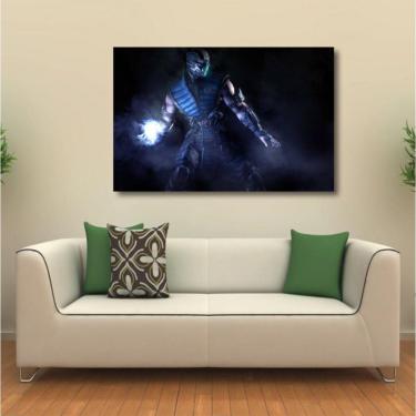 Imagem de Quadro decorativo Mortal Kombat Subzero B com Tela em Tecido