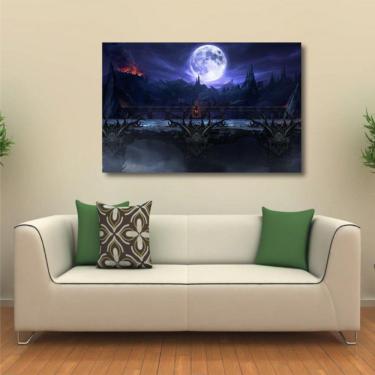Imagem de Quadro Mortal Kombat Batalha decorativo com Tela em Tecido