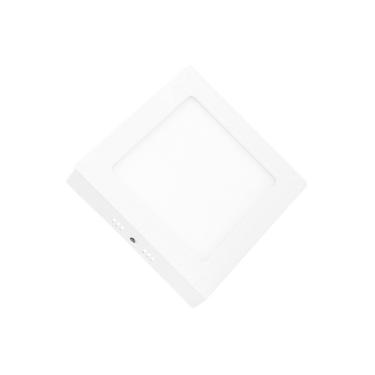 Imagem de Painel de Led Lorenzetti Quadrado de Sobrepor 18W Bivolt 3000K Luz Amarela