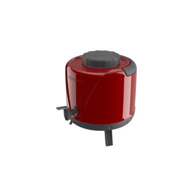Imagem de Garrafa Térmica Botijão Arezzo 5l com Torneira Vermelha