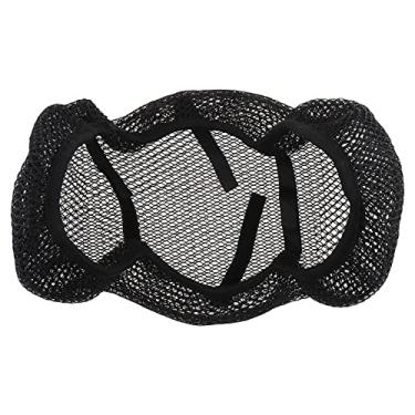 Imagem de Kokiya Capa de almofada de de motocicleta antiderrapante, acessórios confortáveis isolação 3d malha protetor universal apto para moto, M