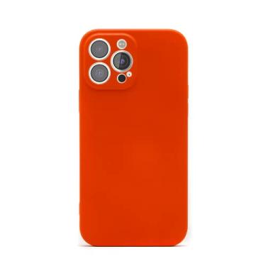Imagem de Capa Celular CUSTOMIC para IPHONE 13 PRO MAX Soft Touch. Proteção Militar MIL-STD-810G. Capinha Silicone (Laranja)