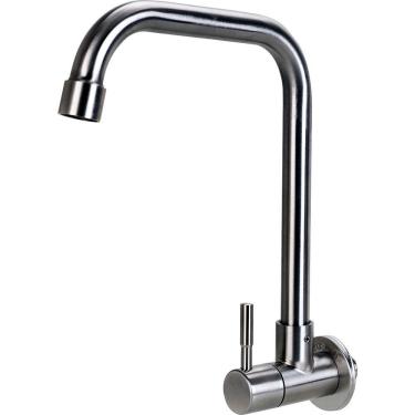 Imagem de Torneira Para Cozinha De Parede Acaraú Pingoo.casa - Prata