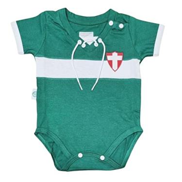 Imagem de Body Bebê Palmeiras Retrô Manga Curta Oficial
