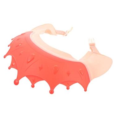 Imagem de Healifty Touca De Banho Infantil Chapéu De Banho De Bebê Touca De Banho De Bebê Touca De Banho Arruela De Chapéu Banho De Silicone Tome Um Banho Filho Equipamentos De Proteção Tpe