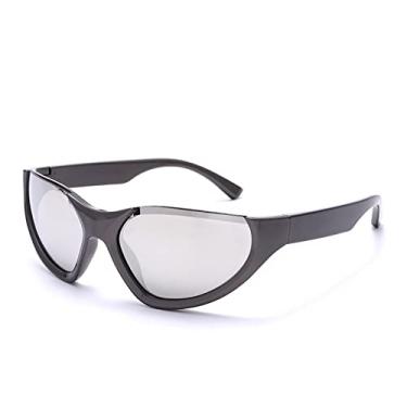 Imagem de Óculos de Sol Polarizados Mulheres Homens Design Espelho Esporte Luxo Vintage Unissex Óculos de Sol Masculino Óculos de Motorista Óculos UV400,24, Como Mostrado