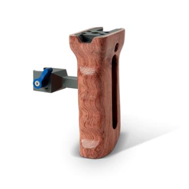 Imagem de Punho Handle Lateral de Madeira Mamen S1-M3 com Braçadeira NATO para Gaiola Cage