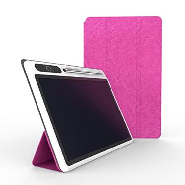 Imagem de Wemay LCD Writing Tablet 10.1 Polegada Doodle Drawing Pad Business Handwriting Board com tampa de PU Caneta magnética para Office Empresário Criança Crianças Brinquedos Educativos e de Aprendizagem,