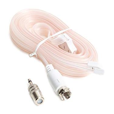 Imagem de Antena FM para rádio de onda de boso, Ancable F tipo Ant com adaptador coaxial de 3,5 mm