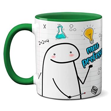 Imagem de Caneca Presente Meu Professor É O Melhor Do Mundo Flork (Verde)
