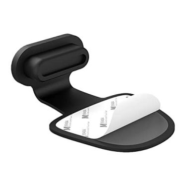 Imagem de SUWIAKLALL Porta de carregamento de telefone tampas de silicone à prova de poeira tampas à prova de suor protetor acessório para smartphone peças sobressalentes, Tipo-c Preto