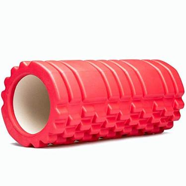 Imagem de Rolo Massagem Foam roller liberação Miofascial Vermelho 894-R - Lorben