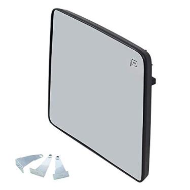 Imagem de Brock Vidro de reposição do passageiro com espelho de reboque superior com base aquecida compatível com 08-16 Super Duty Pickup