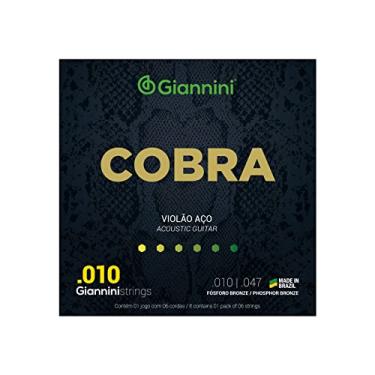 Imagem de ENCORDOAMENTO GIANNINI VIOLAO COBRA GEEFLE 010