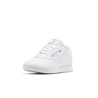 Imagem de Reebok Tênis feminino Princess, Branco/prata metálico, 11